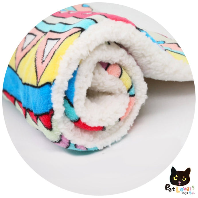 全綿寵物睡毯－中碼－貓狗適用 - 黑貓雜貨 Petlovers
